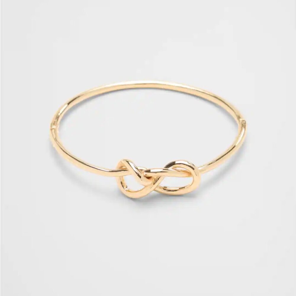 Banana Republic Knot Bangle Brass Bracelet